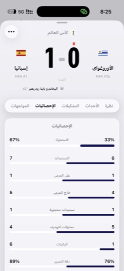 التشكيلات والإحصاءات و xG